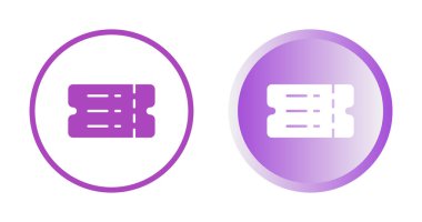 bilet web simgeleri vektör illüstrasyonu