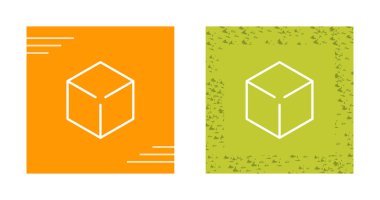 Çeşitli Küp vektör simgeleri. Beyaz arka planda Küp seti. Vektör illüstrasyonu.