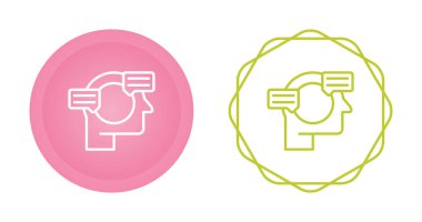 Basit simgelerle temiz beyaz arkaplan, Doğal Dil İşleme