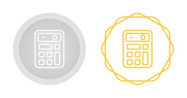 hesap makinesi simgeleri, vektör illüstrasyon tasarımı