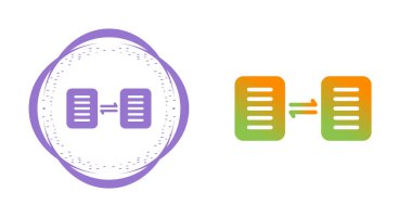 belge simgeleri ayarlandı, vektör illüstrasyonu basit tasarım