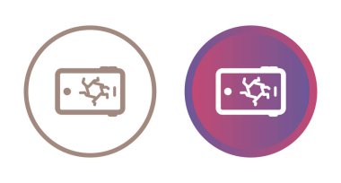 Beyaz arkaplanda izole edilmiş dijital tablet setleri, vektör illüstrasyonu   