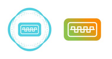 Beyaz arkaplan üzerindeki usb girdi simgeleri kümesi, vektör illüstrasyonu