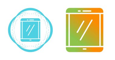 tablet pc simgeleri ayarlandı, vektör illüstrasyonu