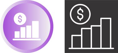 Satış analizi ya da analiz simgesi konsepti