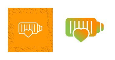 Batarya Durumu web simgesi vektör illüstrasyonu