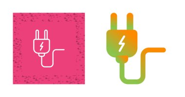 elektrik dolgu simgeleri ayarlandı, vektör çizimi