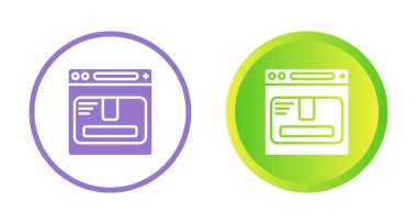 Paket Simgeleri Ayarlandı, vektör illüstrasyonu