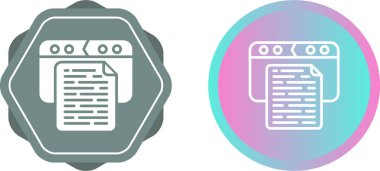 Beyaz arkaplanda izole edilmiş belge simgeleri, vektör illüstrasyonu     