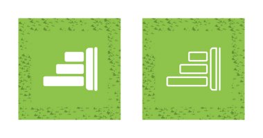 Sol Hizalama web simgesi vektör illüstrasyonu