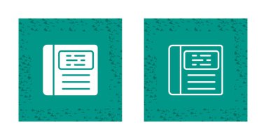 turuncu kitap web simgeleri vektör illüstrasyonunu ayarla 