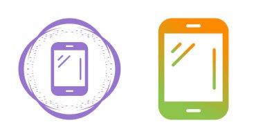 akıllı telefon web simgesi vektör çizimi