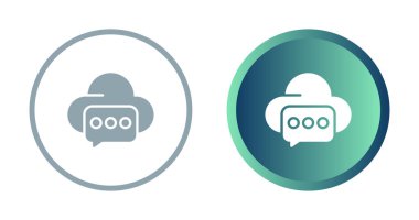 ileti web simgesi vektör illüstrasyonu