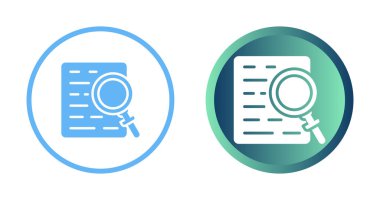 Dok vektör illüstrasyonlu büyüteç 