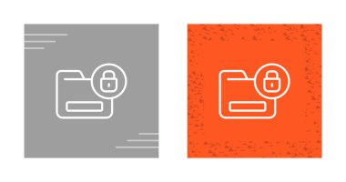 Kilitli Dizin Simgeleri ayarlandı. vektör illüstrasyonu