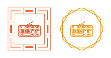 Modern Klavye simgelerinin vektör çizimi      