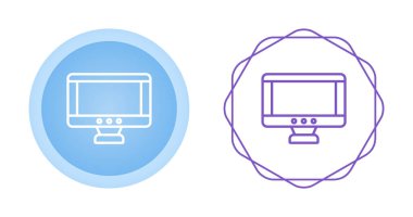 bilgisayar izleme simgeleri ayarlandı, vektör illüstrasyonu 