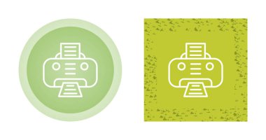 Yazıcı web simge vektör çizim