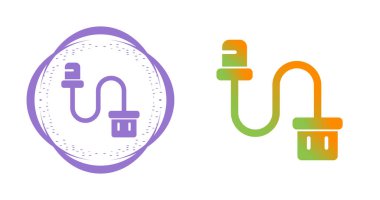 Cable Ferrule simgelerinin vektör illüstrasyonu