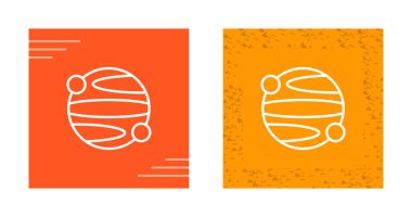 Geometrik yuvarlak şekilli basit ağ simgelerinin çizimi