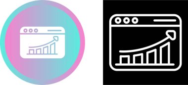 beyaz arkaplanda izole edilmiş çizgi pasta grafiği bilgi simgesi. 