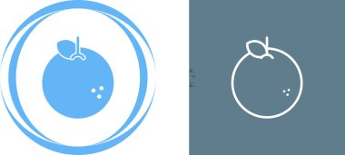 turuncu simgeler ayarlandı, vektör illüstrasyon tasarımı