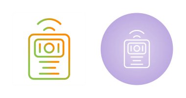 kablosuz iletişim simgesi vektör illüstrasyonu 