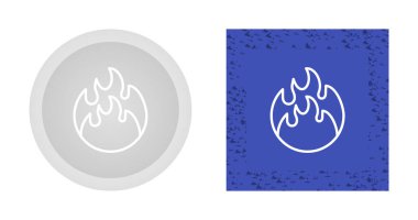 ateş simgeleri ayarlandı, vektör illüstrasyonu.