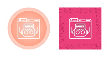 Belgeli bilgisayar dizinleri ve robot sohbet simgeleri, güvenlik kavramı, vektör illüstrasyonu   