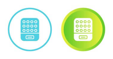 El ısıtıcıları web simgesi vektör illüstrasyonu