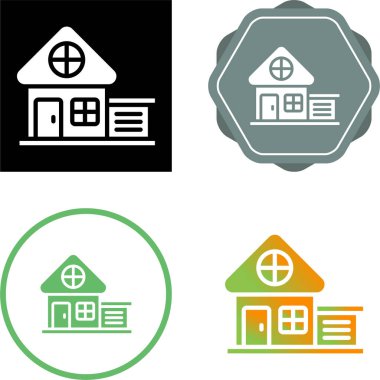 ev simgeler, vektör çizim set