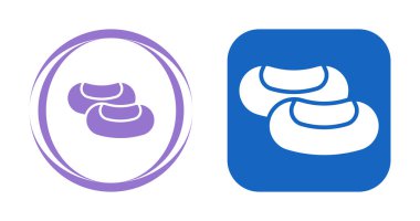 Beyaz arkaplanda izole edilmiş fasulye simgeleri kümesi, vektör illüstrasyonu 