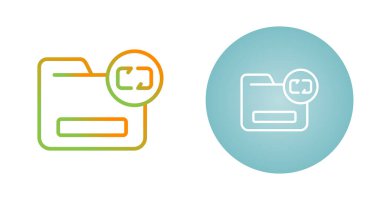 dizin yedekleme simgeleri ayarlandı, basit illüstrasyon 