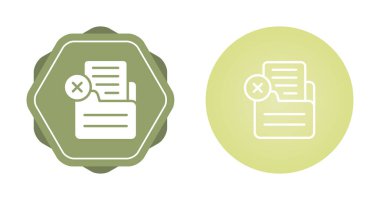 Belge simgelerine sahip dizin, vektör illüstrasyonu basit tasarım