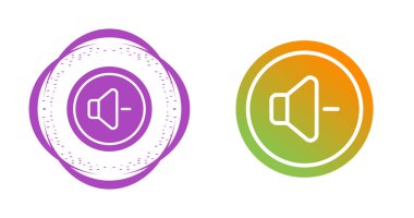 Beyaz arkaplanda izole edilmiş hoparlör simgesi seti