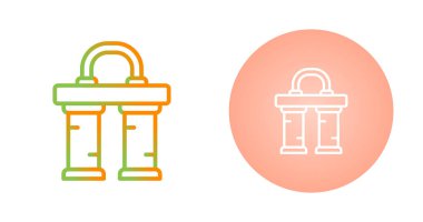 Su filtresi simgeleri ayarlandı, vektör illüstrasyonu