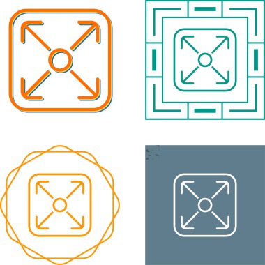 Web simgesi vektör resimlemesini yeniden boyutlandır