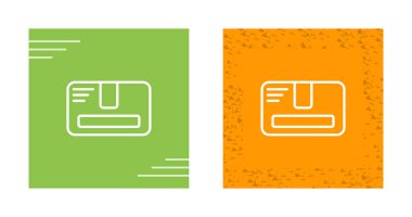 Beyaz arkaplanda izole edilmiş paket simgeleri, vektör illüstrasyonu 