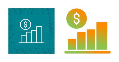 Satış analizi ya da analiz simgesi konsepti