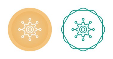 dişli ağ simgeleri koleksiyon vektör çizimi