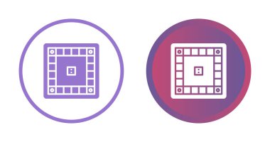 Oyun tahtası simgeleri vektör illüstrasyonunu ayarla 