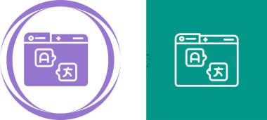 Beyaz arkaplanda A harfleri ve Çince sembolleri olan bilgisayar dizinleri 