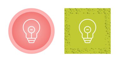 Ampul simgeleri ayarlandı. Web simgeleri basit resimleme