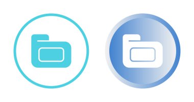 dosya dizini web simgesi vektör illüstrasyonu