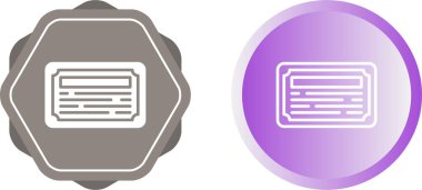 Sertifika simgeleri ayarlandı, vektör illüstrasyonu basit tasarım