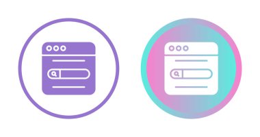 Arama motoru optimizasyon simgeleri ayarlandı, vektör illüstrasyonu