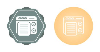 Teftiş Simgeleri Beyaz Arkaplan 'da tecrit edildi 