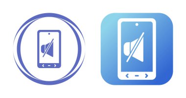 Dilsiz ağ simgesi vektör illüstrasyonu