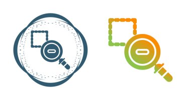 Beyaz arkaplanda kare olan dairelerdeki eksi simgeler, vektör illüzyonu 