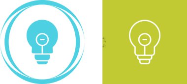 Ampul simgeleri ayarlandı. Web simgeleri basit resimleme